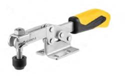 GRAPA RAPIDA HORIZONTAL ACERO INOX CON MANGO AMARILLO BRAZO SOPORTE ABIERTO PIE HORIZONTAL REF. AMF 557275